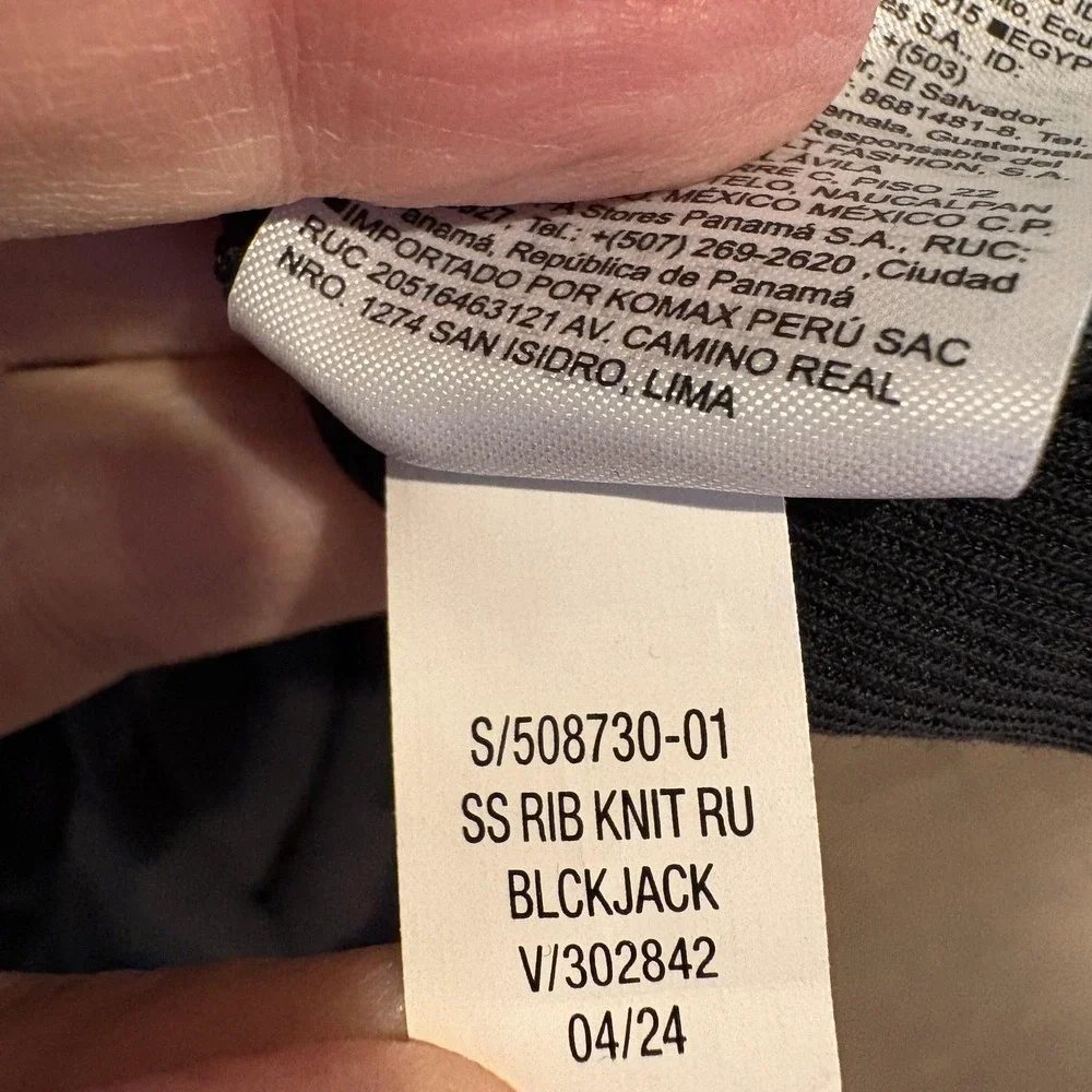 NWT Old Navy Dress Women XL Tall Black Rib Knit Mock Neck Maxi Ruched Sleeveless - Picture 12 of 13